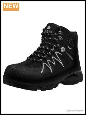 Steel Toe Work Boots Insulated Non-Slip Oil-Resistant Puncture-Resistant Ankle